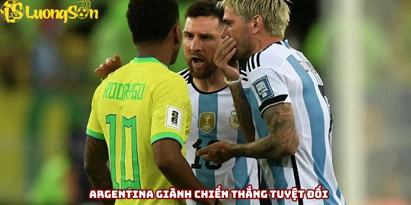Kết quả vòng loại World Cup 2026 - Argentina 4-1 Brazil