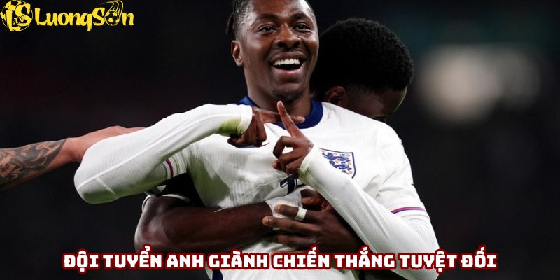 Đội tuyển Anh giành chiến thắng tuyệt đối trước Latvia