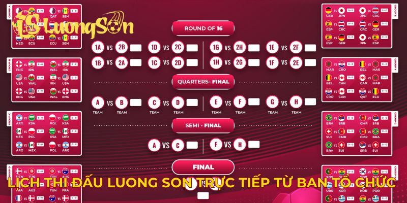 Lịch thi đấu Luong Son lấy trực tiếp từ ban tổ chức giải